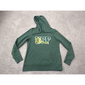 USF San Francisco Dons Hoodie Womens‎ L Pullover NCAA Champion Green